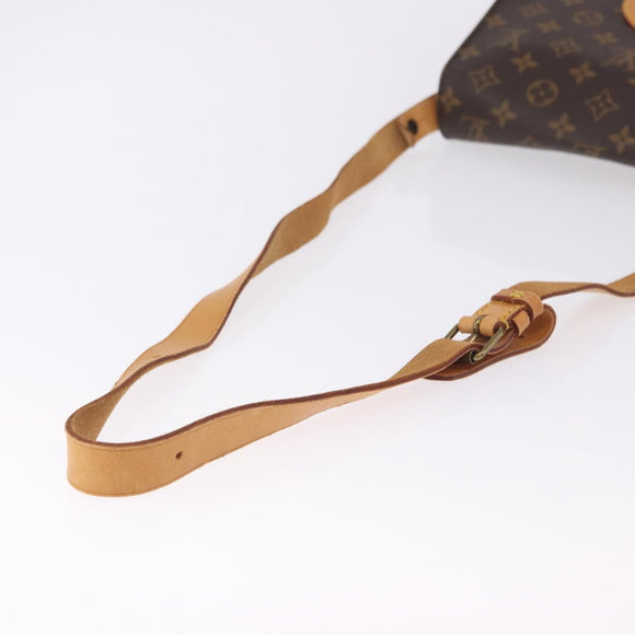 LOUIS VUITTON Monogram Cartouchiere MM Shoulder Bag M51253 LV Auth BA14643