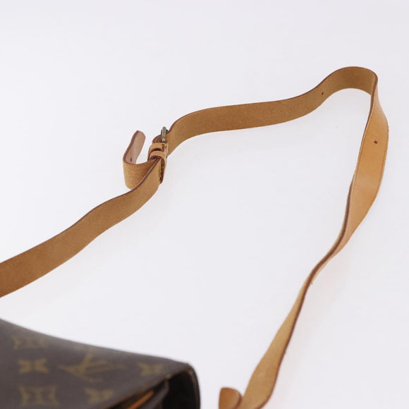 LOUIS VUITTON Monogram Cartouchiere MM Shoulder Bag M51253 LV Auth BA14643