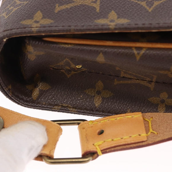 LOUIS VUITTON Monogram Cartouchiere MM Shoulder Bag M51253 LV Auth BA14643