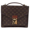 LOUIS VUITTON Monogram Monceau 28 Hand Bag 2way M51185 LV Auth BA14646-13