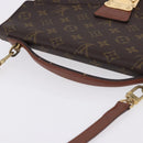 LOUIS VUITTON Monogram Monceau 28 Hand Bag 2way M51185 LV Auth BA14646-7