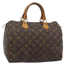 LOUIS VUITTON Monogram Speedy 30 Hand Bag M41526 LV Auth BA14647-1