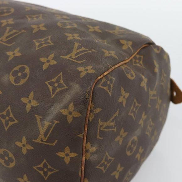LOUIS VUITTON Monogram Speedy 30 Hand Bag M41526 LV Auth BA14647
