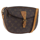 LOUIS VUITTON Monogram Jeune Fille MM Shoulder Bag M51226 LV Auth BA14648-1