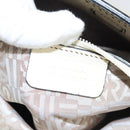 Salvatore Ferragamo Tote Bag Leather White Silver Auth BA1465-12