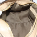 Chloe Etel Hand Bag Leather 2way Gold Auth BA14652A-21