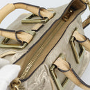 Chloe Etel Hand Bag Leather 2way Gold Auth BA14652A-6