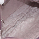 Salvatore Ferragamo Gancini Shoulder Bag Leather Purple Silver Auth BA14654-18
