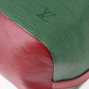 LOUIS VUITTON Epi Petit Noe Shoulder Bag Green Red M44147 LV Auth BA14655A-14