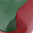 LOUIS VUITTON Epi Petit Noe Shoulder Bag Green Red M44147 LV Auth BA14655A-15