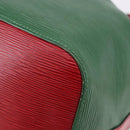 LOUIS VUITTON Epi Petit Noe Shoulder Bag Green Red M44147 LV Auth BA14655A-16