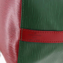 LOUIS VUITTON Epi Petit Noe Shoulder Bag Green Red M44147 LV Auth BA14655A-17