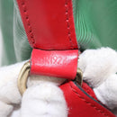 LOUIS VUITTON Epi Petit Noe Shoulder Bag Green Red M44147 LV Auth BA14655A-12