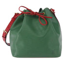 LOUIS VUITTON Epi Petit Noe Shoulder Bag Green Red M44147 LV Auth BA14655A-13