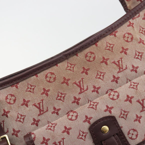 LOUIS VUITTON Monogram Mini Buzas Marie Kate Bag Red M92321 LV Auth BA14657