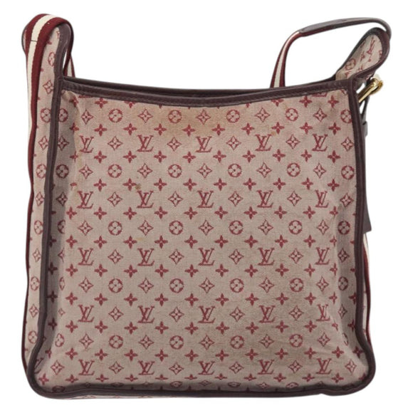 LOUIS VUITTON Monogram Mini Buzas Marie Kate Bag Red M92321 LV Auth BA14657