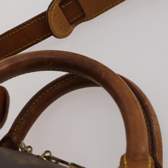 LOUIS VUITTON Monogram Keepall Bandouliere 50 Boston Bag M41416 LV Auth BA14658