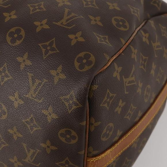LOUIS VUITTON Monogram Keepall Bandouliere 50 Boston Bag M41416 LV Auth BA14658