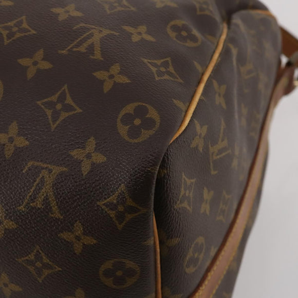 LOUIS VUITTON Monogram Keepall Bandouliere 50 Boston Bag M41416 LV Auth BA14658