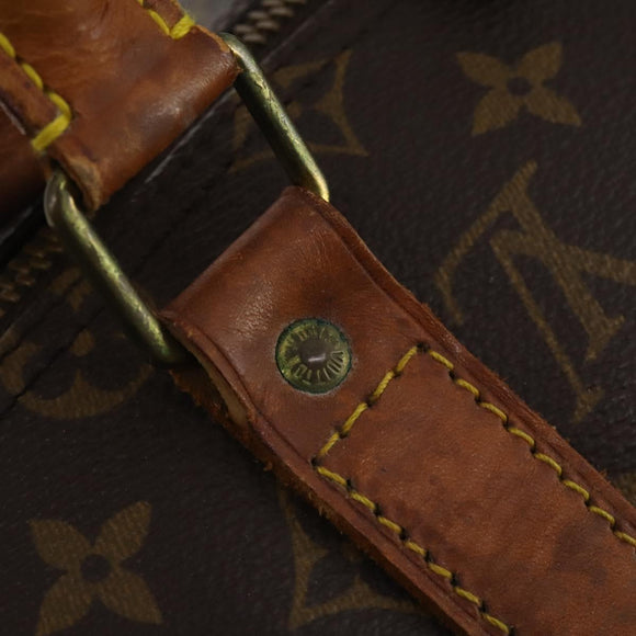 LOUIS VUITTON Monogram Keepall Bandouliere 50 Boston Bag M41416 LV Auth BA14658