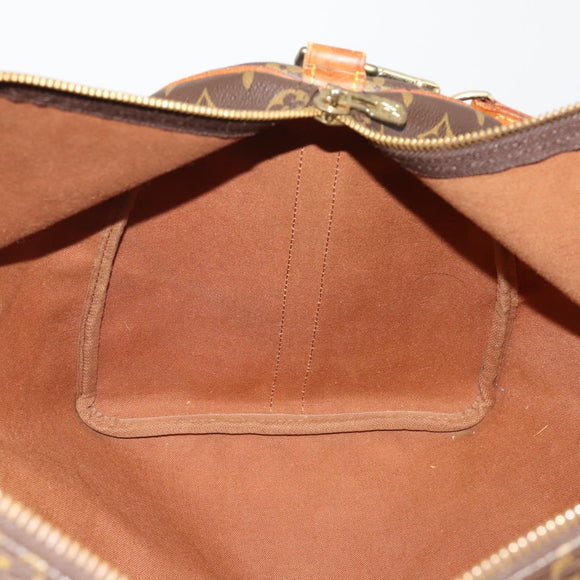LOUIS VUITTON Monogram Keepall Bandouliere 50 Boston Bag M41416 LV Auth BA14658