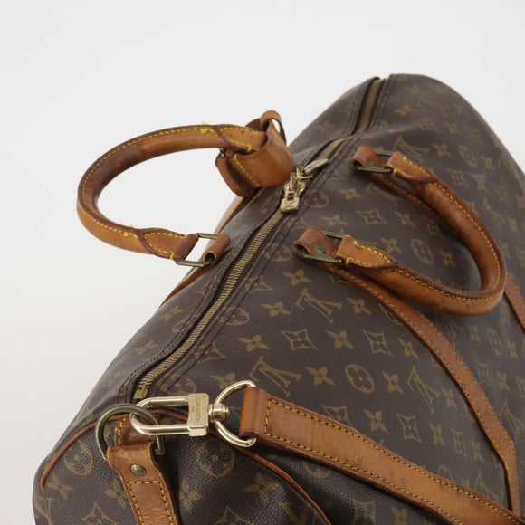 LOUIS VUITTON Monogram Keepall Bandouliere 50 Boston Bag M41416 LV Auth BA14658