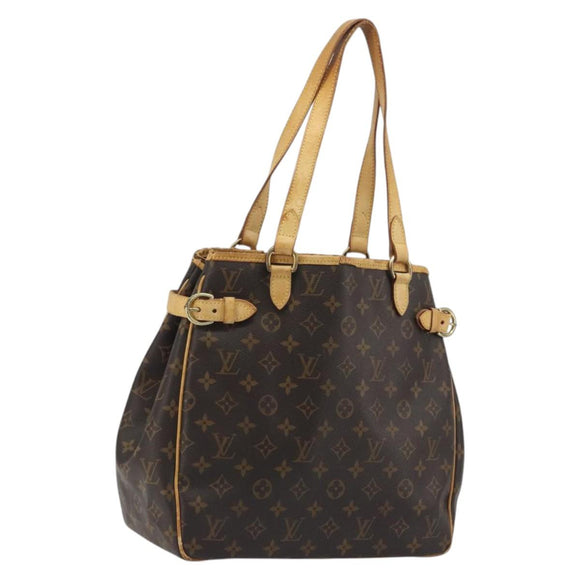 LOUIS VUITTON Monogram Batignolles Vertical Tote Bag M51153 LV Auth BA14659