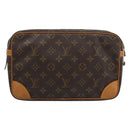 LOUIS VUITTON Monogram Compiegne 28 Clutch Bag M51845 LV Auth BA14662-3