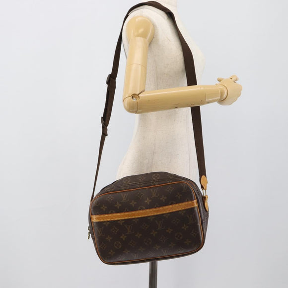 LOUIS VUITTON Monogram Reporter PM Shoulder Bag M45254 LV Auth BA14663