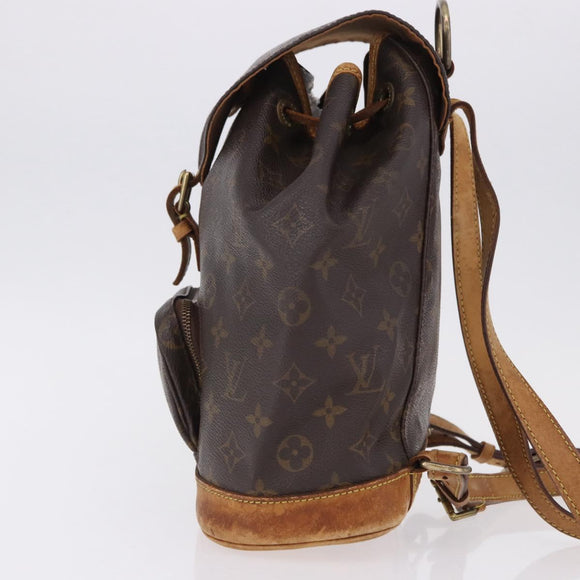LOUIS VUITTON Monogram Montsouris MM Backpack M51136 LV Auth BA14665