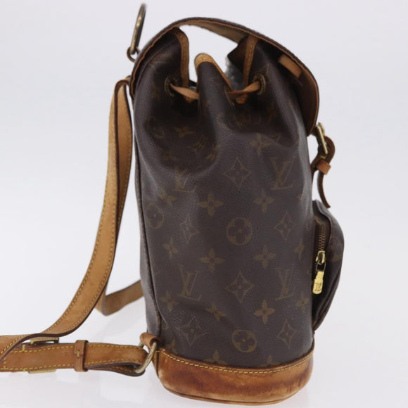 LOUIS VUITTON Monogram Montsouris MM Backpack M51136 LV Auth BA14665