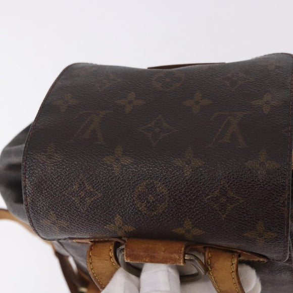 LOUIS VUITTON Monogram Montsouris MM Backpack M51136 LV Auth BA14665