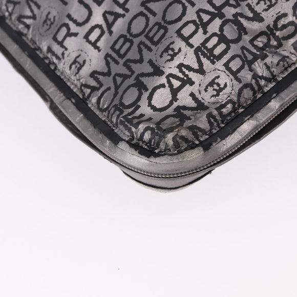 CHANEL Unlimited Tote Bag Nylon Silver CC Auth BA14668