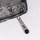CHANEL Unlimited Tote Bag Nylon Silver CC Auth BA14668-17