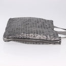 CHANEL Unlimited Tote Bag Nylon Silver CC Auth BA14668-3