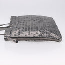 CHANEL Unlimited Tote Bag Nylon Silver CC Auth BA14668-4