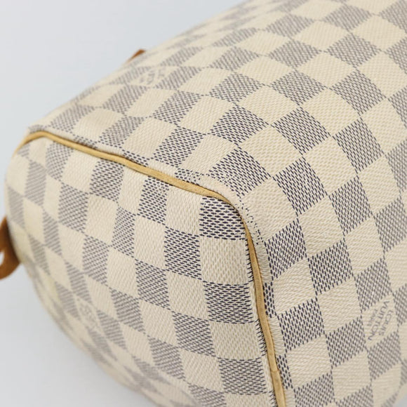 LOUIS VUITTON Damier Azur Speedy 25 Hand Bag N41534 LV Auth BA14671