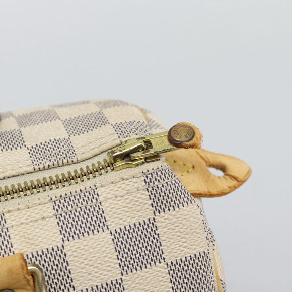 LOUIS VUITTON Damier Azur Speedy 25 Hand Bag N41534 LV Auth BA14671