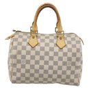 LOUIS VUITTON Damier Azur Speedy 25 Hand Bag N41534 LV Auth BA14671-2