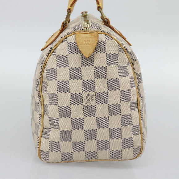 LOUIS VUITTON Damier Azur Speedy 25 Hand Bag N41534 LV Auth BA14671