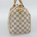 LOUIS VUITTON Damier Azur Speedy 25 Hand Bag N41534 LV Auth BA14671-4