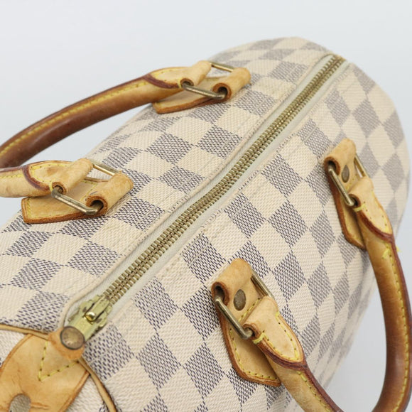 LOUIS VUITTON Damier Azur Speedy 25 Hand Bag N41534 LV Auth BA14671
