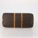 LOUIS VUITTON Monogram Keepall Bandouliere 55 Boston Bag M41414 LV Auth BA14672-6
