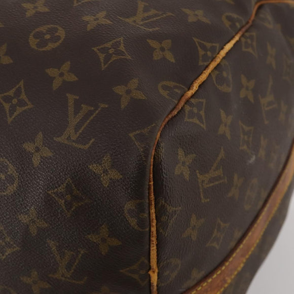 LOUIS VUITTON Monogram Keepall Bandouliere 55 Boston Bag M41414 LV Auth BA14672