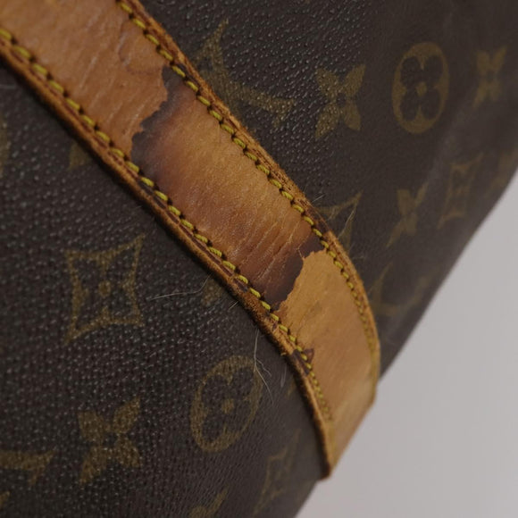 LOUIS VUITTON Monogram Keepall Bandouliere 55 Boston Bag M41414 LV Auth BA14672