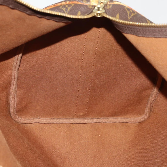 LOUIS VUITTON Monogram Keepall Bandouliere 55 Boston Bag M41414 LV Auth BA14672