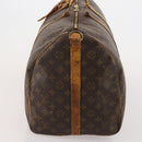 LOUIS VUITTON Monogram Keepall Bandouliere 55 Boston Bag M41414 LV Auth BA14672-3
