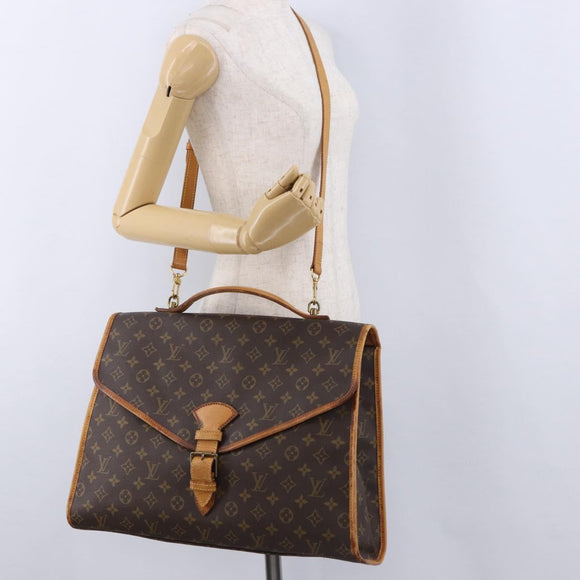 LOUIS VUITTON Monogram Beverly Hand Bag 2way M51120 LV Auth BA14673