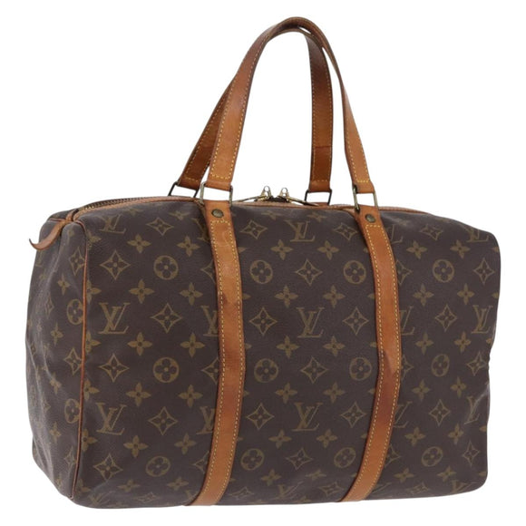 LOUIS VUITTON Monogram Sac Souple 35 Boston Bag M41626 LV Auth BA14674