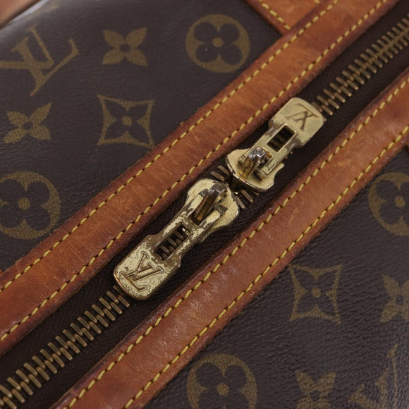 LOUIS VUITTON Monogram Sac Souple 35 Boston Bag M41626 LV Auth BA14674